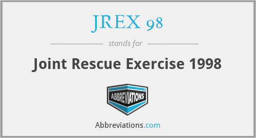 JREX 98 - Joint Rescue Exercise 1998